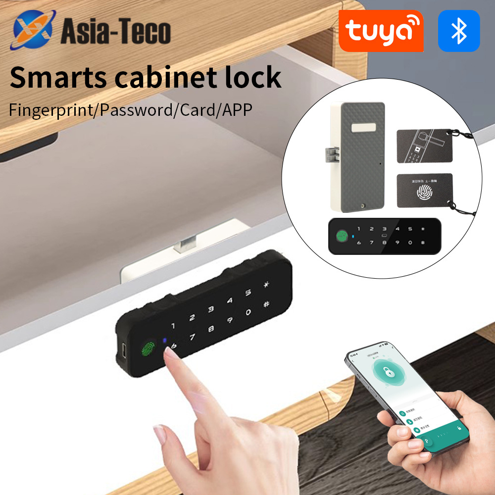 Furniture And Hardware - Tuya bluetooth inteligente armário de madeira
