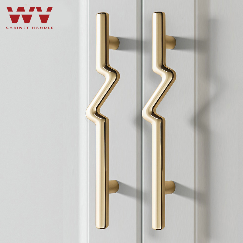 Furniture Hardware Items - Puxadores de Porta Modernos Dourados WV,