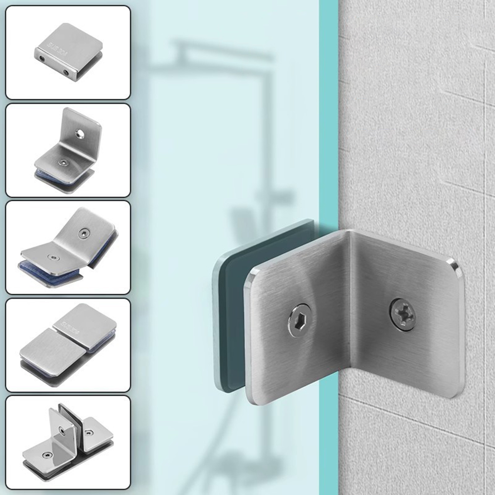 Furniture Hardware Connectors - Aço inoxidável 90 ° Clipes de