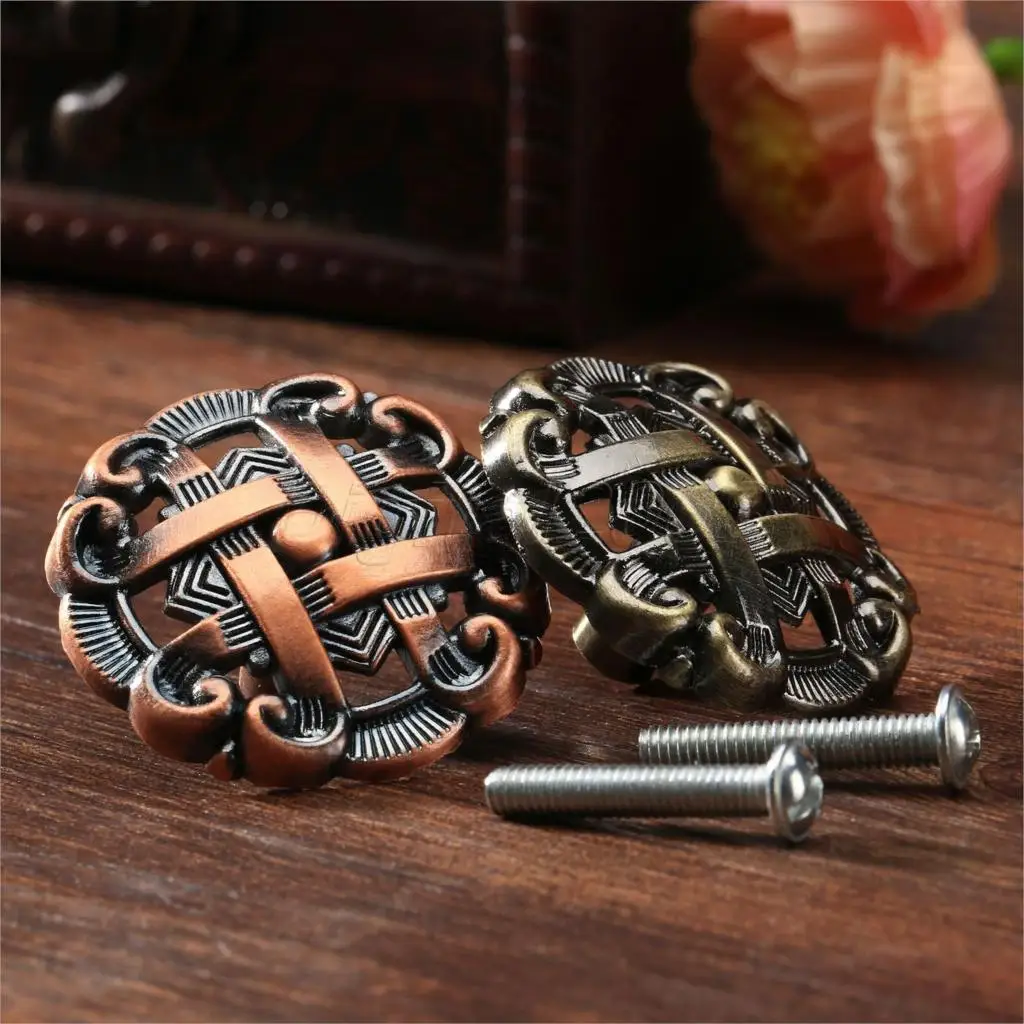 Furniture Hardware Supplies - Bowarepro-puxador retrô oco de liga de