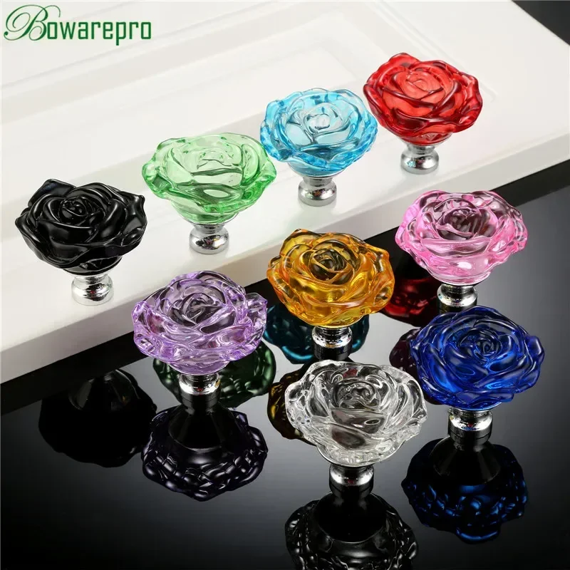 Bowarepro 50mm cristal rosa al - Furniture Hardware Supplies avaliação e preço