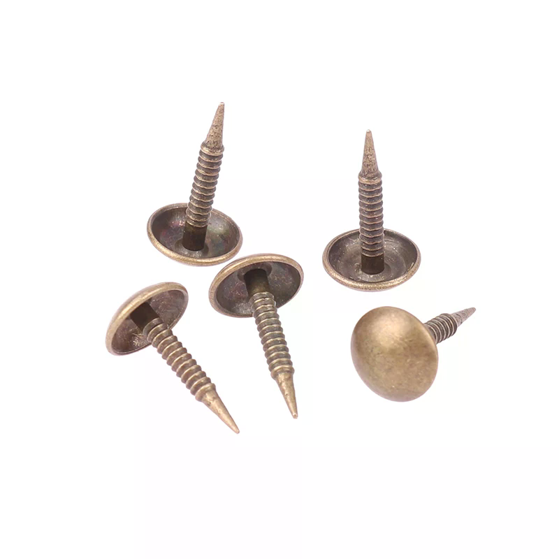 100 Peças de Pregos Decorativo - Furniture Upholstery Hardware avaliação e preço