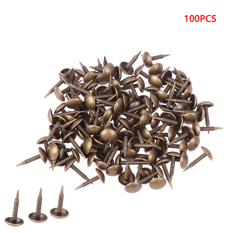 100 Peças de Tachas de Estofam - Furniture Upholstery Hardware avaliação e preço