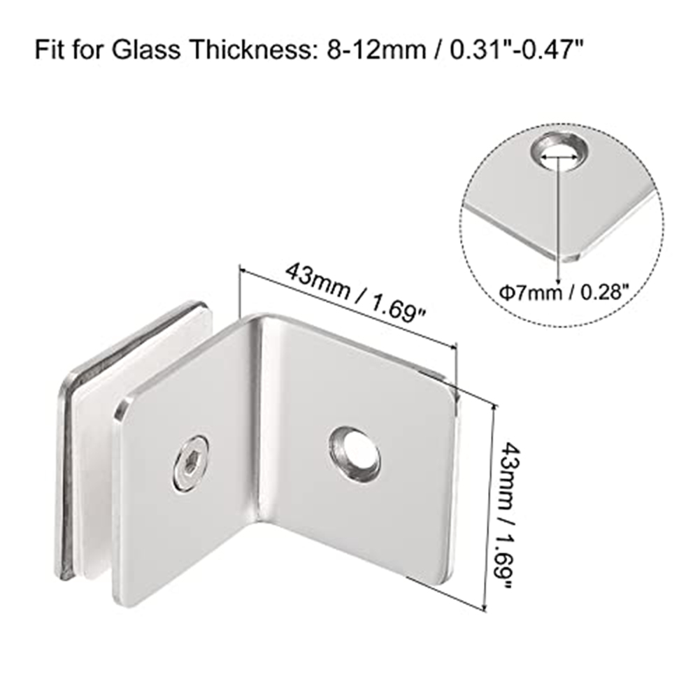 Aço inoxidável 90 °   Clipes d - Furniture Hardware Connectors avaliação e preço