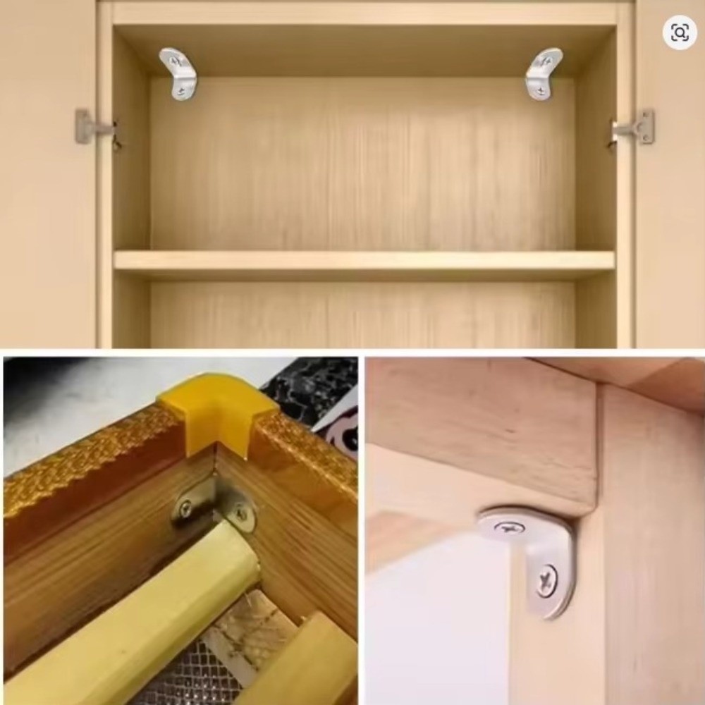 10 pçs de aço inoxidável ângul - Furniture Hardware Connectors avaliação e preço